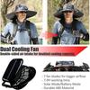 Solar  Powered Wide  Brim Fishing Hat summer sunshade fan cap Fishing Beach Hat