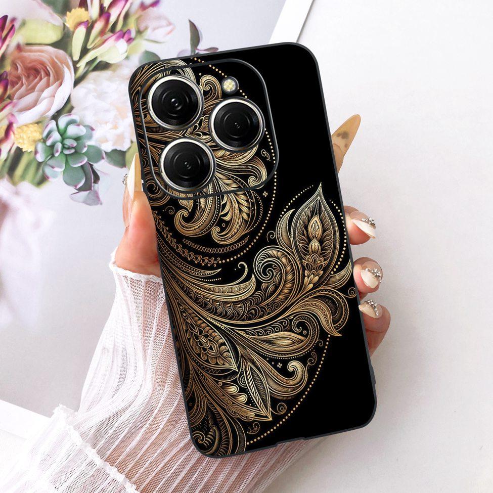 Case For Tecno Spark 20 Pro Cover KJ6 Cute Cat Fashion Butterfly Painted Casing For Techno Spark 20 Pro Bumper