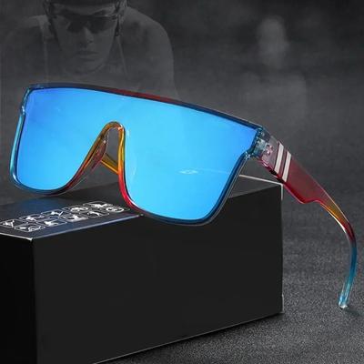 Nuovi Occhiali da Sole Monopezzo Uomo Donna Occhiali da Sole Pesca Occhiali UV400 Baseball Ciclismo Escursionismo Softball Occhiali Sportivi Outdoor