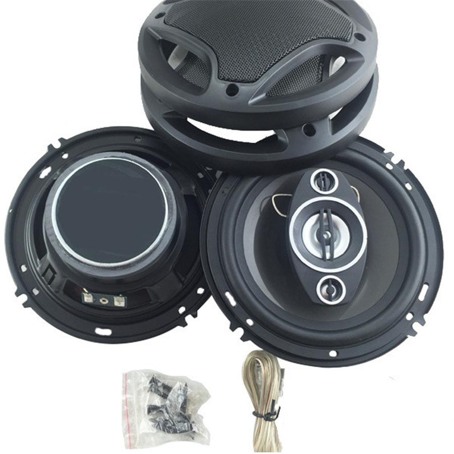 2PCS 6Inch Car Coaxial Auto Audio Music Stereo Full Rang e Frequency Hifi Speakers Non-destructive Installation