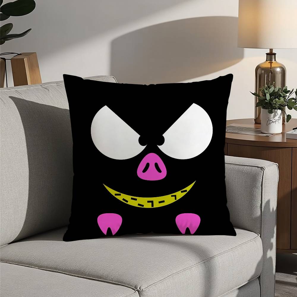 P Chan Ranma Cartoon Kissenbezug Sofa Dekorativ Zuhause Beidseitiger Druck Kurzplüsch Kissen Kissenbezug Feiertagsgeschenk