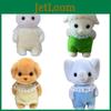 Adorable Movable Plush Toy Poodle Doll Soft And Cuddly With Cute Features For Collectors