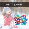 Children Animal Pattern Winter Gloves Flexible Ski Mitts Boy Girls Colorful Snow Gloves Comfortable Full Finger Gloves