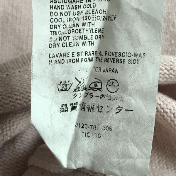 Max Mara Italy Made S Max Mara Turtle Neck Short Sleeve Knit Sweater Light Pink Size L Ladies(USED)