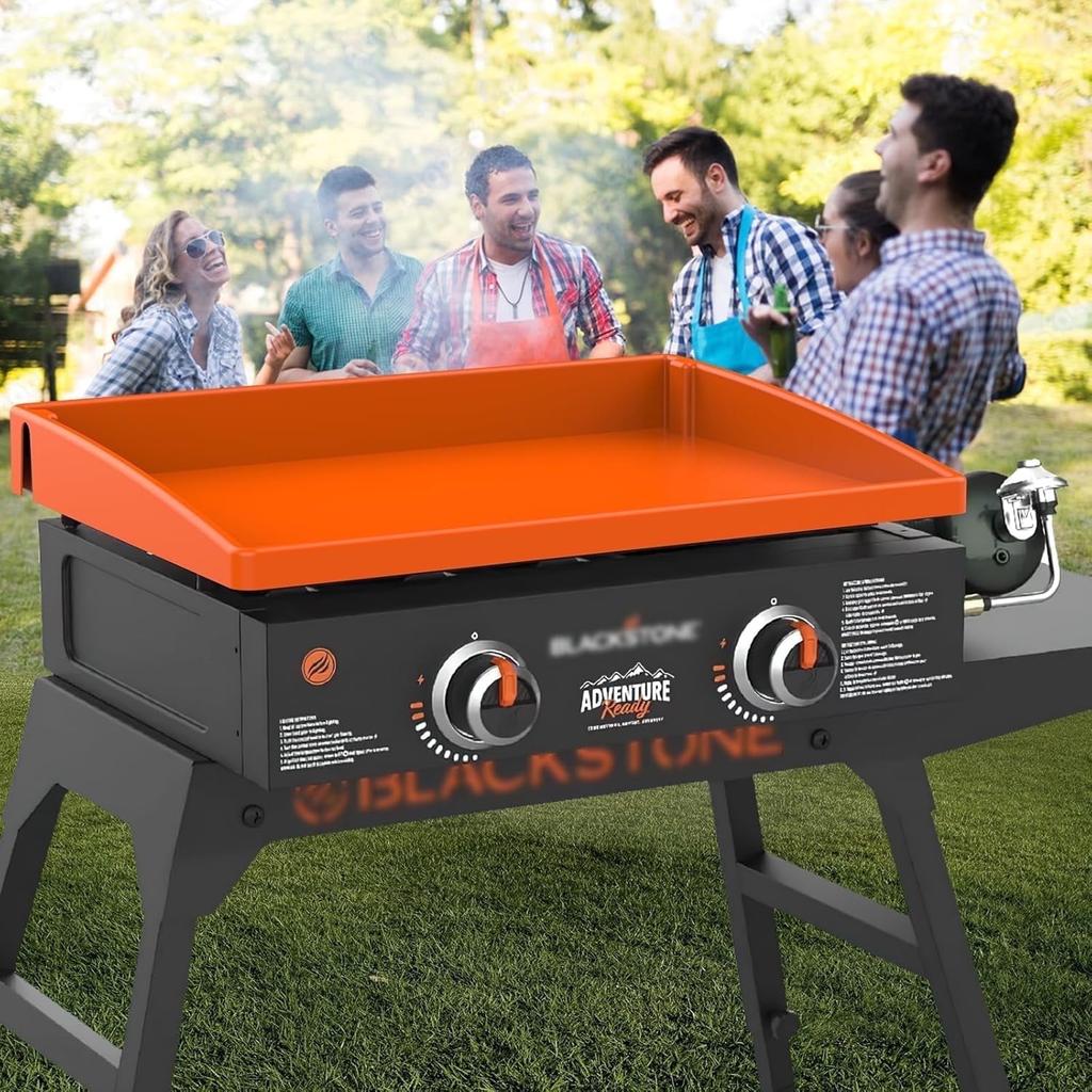 Tappetino Griglia in Silicone Migliorato da 22" per Griglia Blackstone da 22 Pollici, Design a Bordo Intero, Robusto, Riutilizzabile