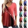 3/4 Sleeve Shirts For Women Retro Print Graphic Tees Blouses Casual Plus Size Basic Tops Pullover