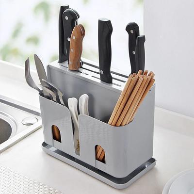 Multifunction Knife Organizer Rack - Cutlery Storage Stand for Knife Fork Spoon Cutting Knives Tableware Storage Accessories