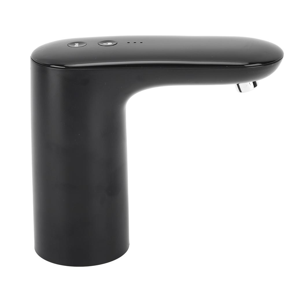 Electric Water Bottle Pump Portable Cordless Automatic Water Dispenser for Home Camping Black
