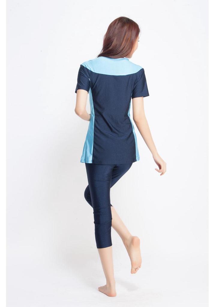 2016 Middle East Women's Quick-Dry, High-Elasticity, Short-Sleeved Conservative Swimsuit