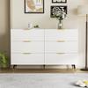 Chest of Drawers with 6 Drawers, Modern Sideboard with Storage Space, for Dining Room, Living Room & Bedroom