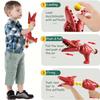 Children playing dinosaurs ducks shooting toy guns parent-child interactive battles boys' air soft bullet guns