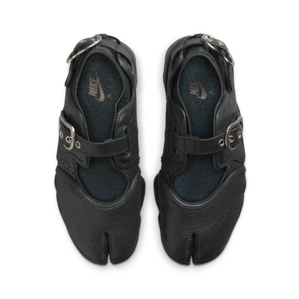 Nike Air Rift Leder Anthrazit Metallic Silber Damen Sneaker IR5863-060