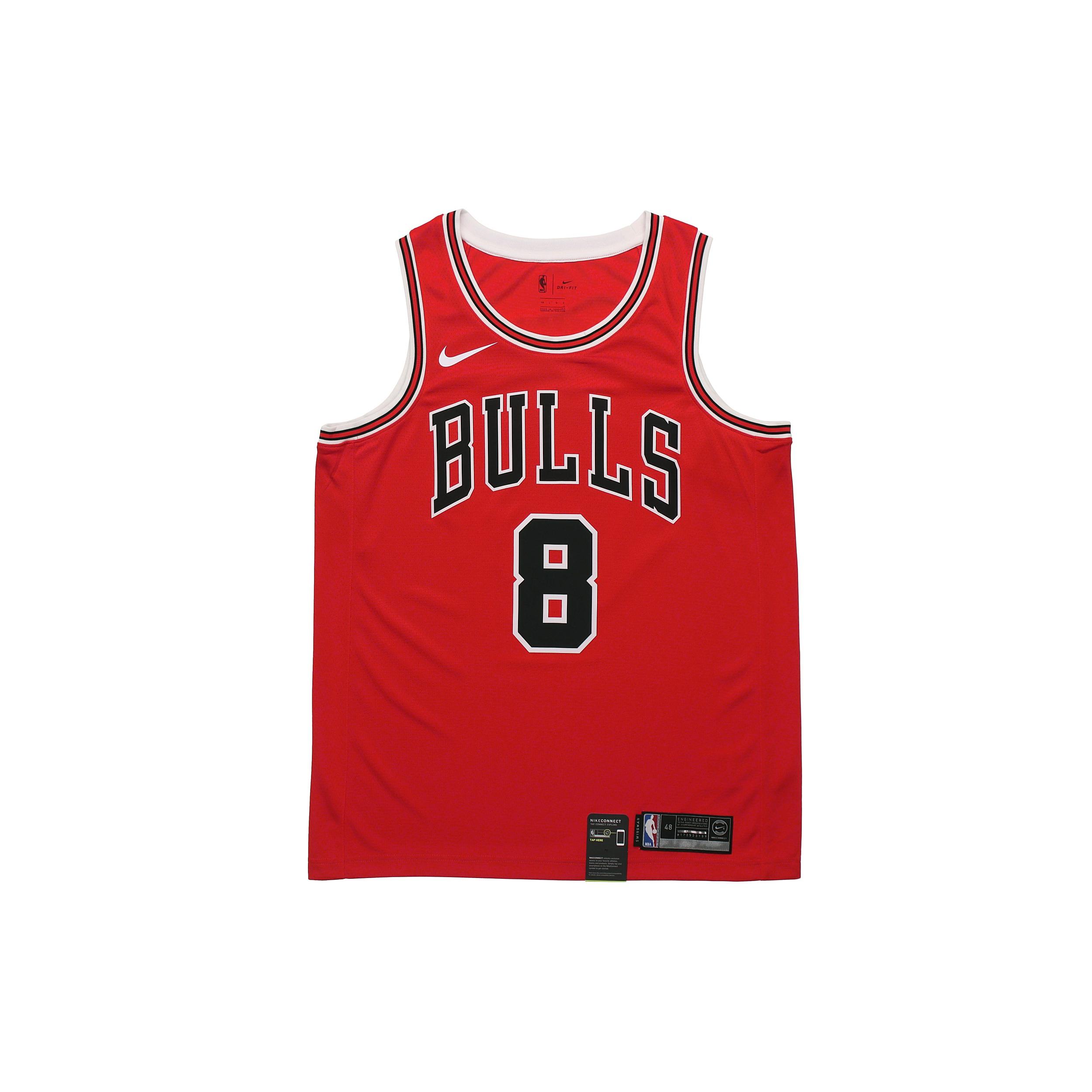 Nike Nba Chicago Bulls Zach Lavine Icon Edition Swingman Jersey 864465-666 S