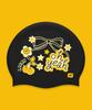 Tieseunain Sugar Pop Silicone Swim Cap Black