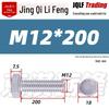 201 Stainless Steel Hex Head Full Thread Bolt: Wear & Corrosion Resistant, M4-M14 for Aerospace Machinery