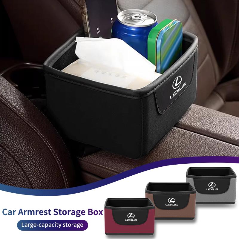 AIV1 Car Trunk Organizer Box Console Tools Storage Case Bag Interior For Lexus CT ES GS NX IS250 CT200h IS300h ES300h RX400h NX300h I