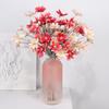 Künstliche Cosmeenblüten 6 Köpfe Kunstseiden-Cosmeen mit Stiel Falscher Wildblumenstrauß für Vase Hochzeitsparty Frühling Sommer Heimdekoration