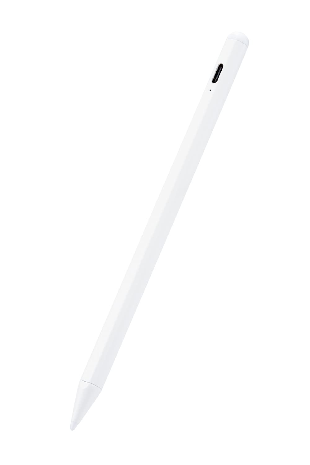 

ELECOM Touch Pen iPad Compatible with palm magnetic no pairing 2 replacement nibs white [For only] rejection, adsorption, USB-C charging, required, білий