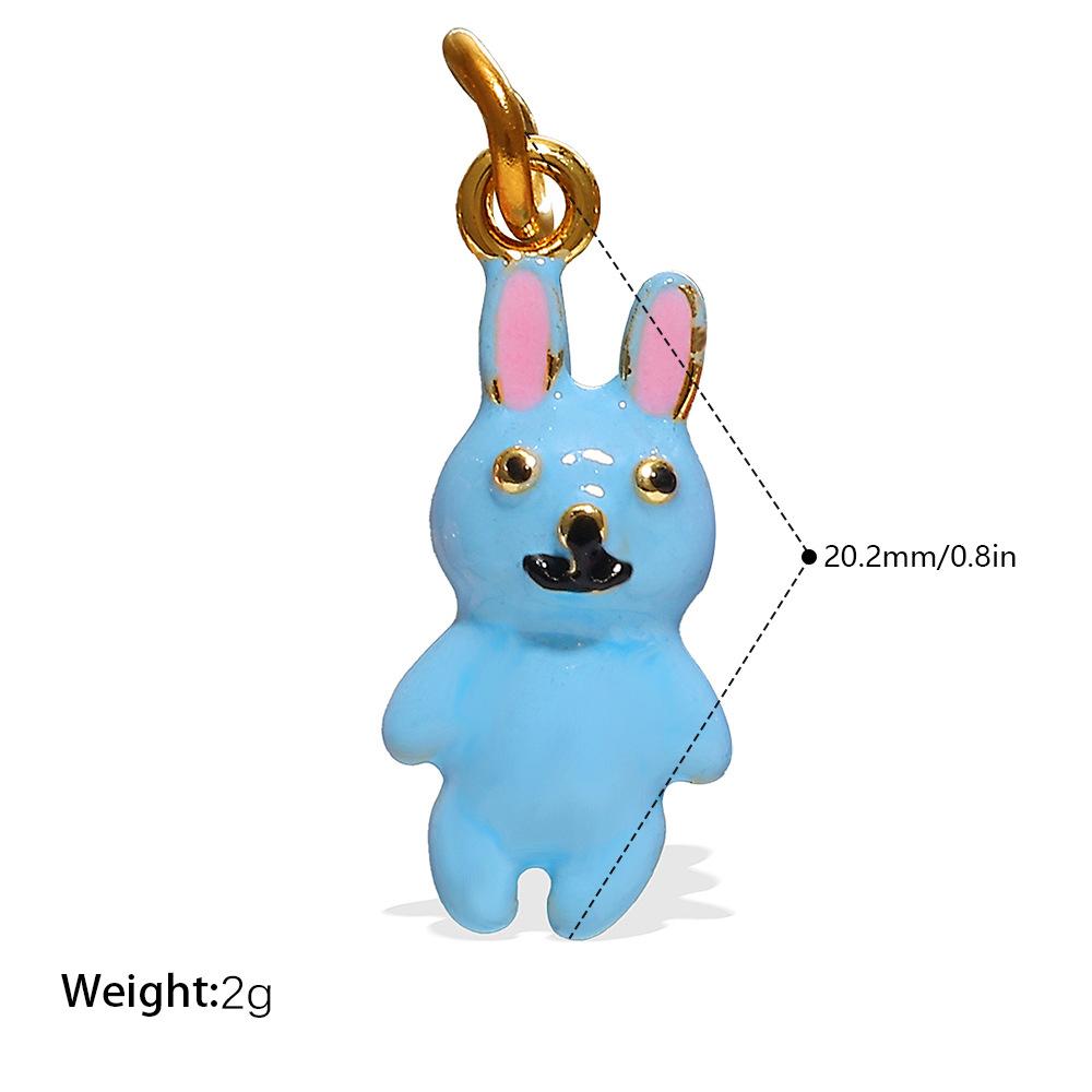 Kawaii Animal Kingdom | 18K Gold Plated Brass Enamel Animal Charm for Jewelry Making | Cute Cartoon Animal Pendant
