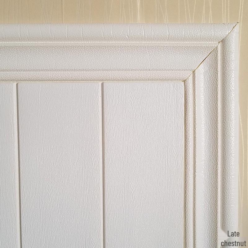 Self-Adhesive Wood Frame Cover Set for Windows, Doors, and Balconies