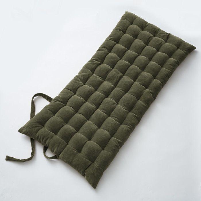 Floor Mattress 60 X 120 Cm "César" Cotton Velvet - César Thym