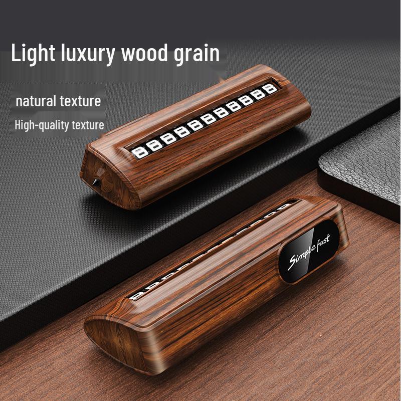 Solar-Powered Temporary Car Parking Sign with Phone Number Display