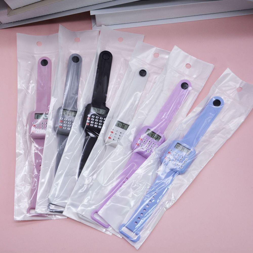 Multifunctional Electronic Digital Calculator Cartoon Sports Electronic Watch  Kids