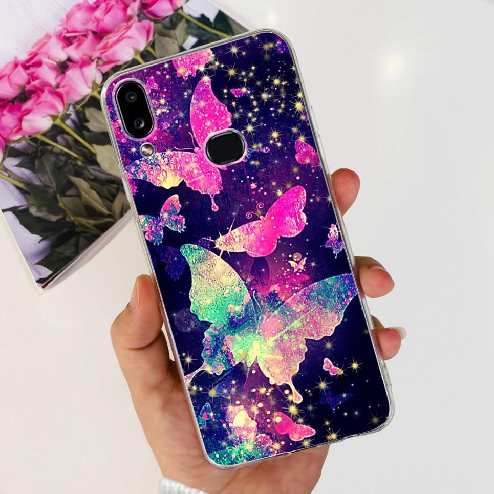 For Samsung Galaxy A10s SM-A107F Case Cute Dinosaur Astronaut Clear Silicon Soft Cover For Samsung A10s A 10 S A10 Phone Case