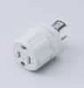 ELPA Grounded Adapter, Plug, Wiring, Outlet, 125V, 15A, #6892H