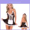Sexy Lace Lingerie French Maid Cosplay Costume Set Halloween Party Outfit