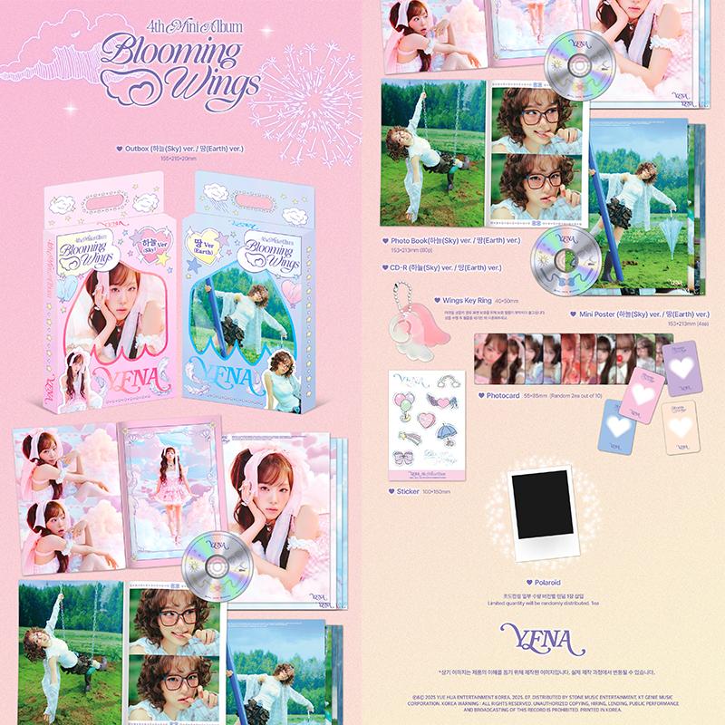 [Pre-order] YENA 4th Mini Album [Blooming Wings](+Online Benefit)