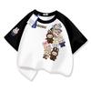 LABUBU Anime 3D Print Cartoon Anime Kids T-Shirt Summer Short Sleeve Tee Girl Boy T-Shirt Tops