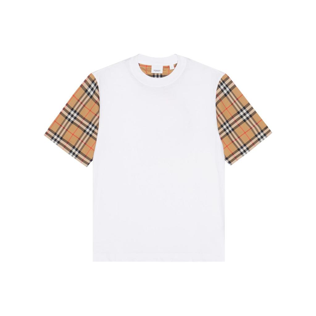 Burberry Drop Shoulder Sleeve T Shirt Women's White 80148961