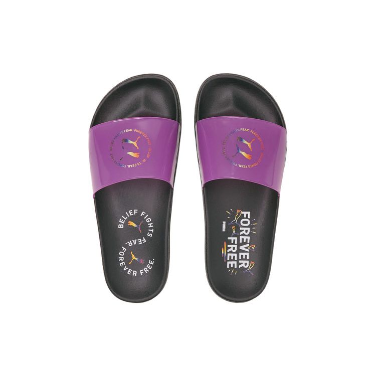 Кроссовки Puma Leadcat Slide Pride Men Purple Black Byzantium 382633-01 39 — фото 4