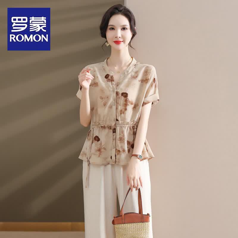 ROMON J242T9429 Универсальный летний топ 4XL