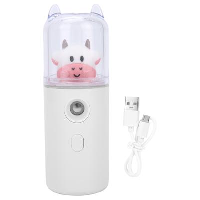 Cute Cartoon Animal Facial Mist Sprayer Portable Home Office Skin Moisturizing SprayWhite