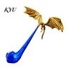 Dragon Bookshelf Decor Nook Light with LED Flame Effect, Fantasy Shelf Decor, Book Flying Display Ornament for Study Room Reading Corner Library
