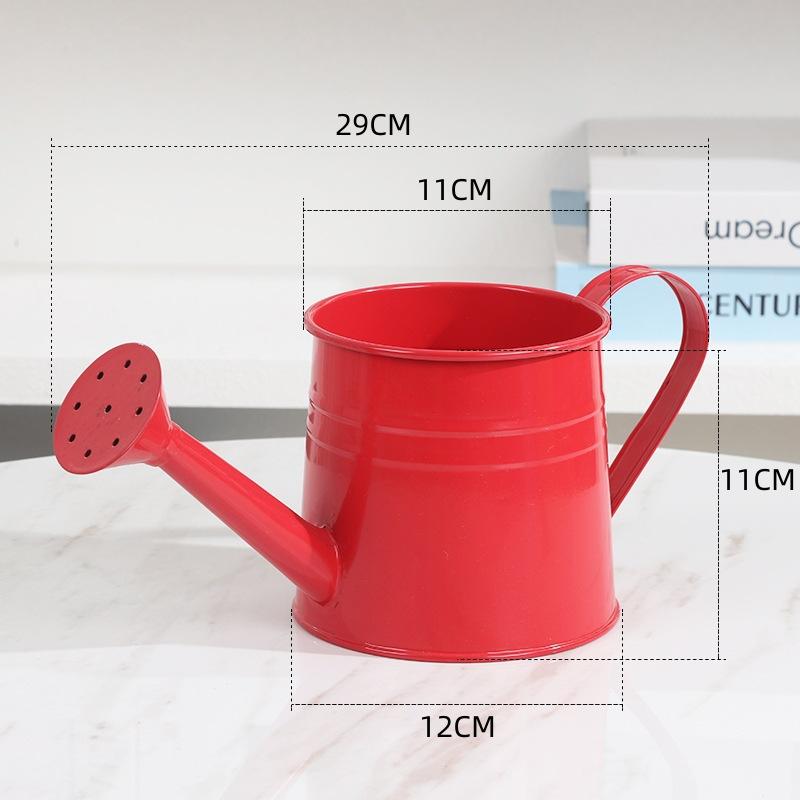 Metal Watering Can Garden Flower Kettle Mini Small Water Spraying Pot Sprinkle With Large Capacity For Kids Adult