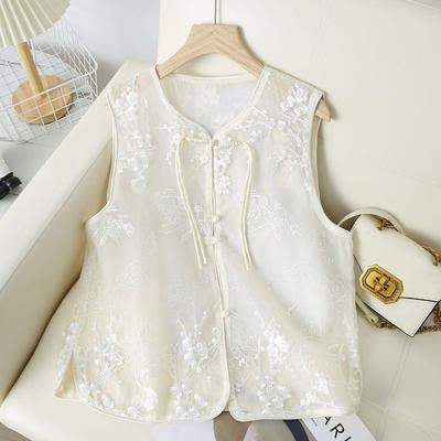 Early Spring Vest Lace Antique Vest Women's Top Vest Vest Versatile Temperament