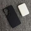 Applicable To Samsung S26Ultra Half Pack Magnetic Mobile Phone Case Carbon Fiber S24u Ultra-thin PC Anti-drop S23p Protective Case