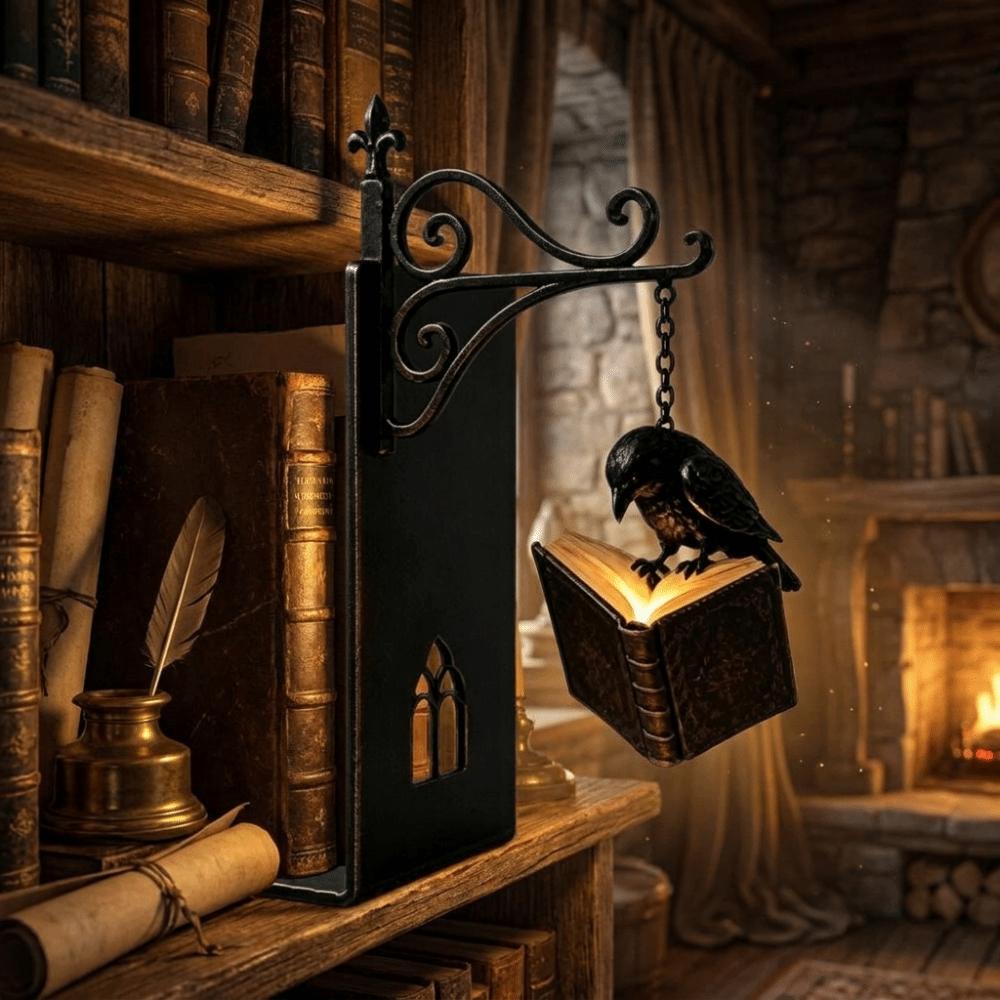 Compact Mini Size LED Bookshelf Decor Light Fine Craftsmanship Desktop Ornament Study Room