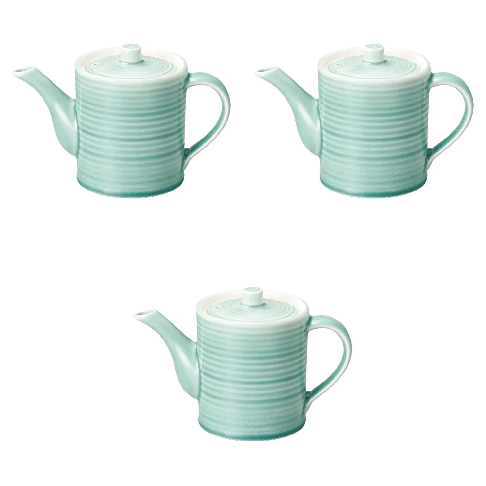 

Set of 3 Matsumine Aoji Shizuji Shizutsugi Banko Ware Setomonohonpo (Large) [11.3×14.3cm (830cc)]