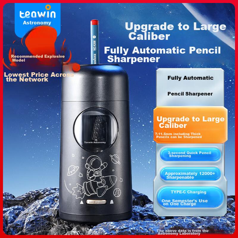 Fully Automatic Upgraded Large-Diameter Pencil Sharpener