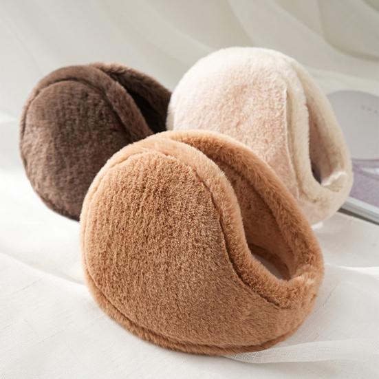Winter Earmuffs Thickened Plush Windproof Coldproof Outdoor Ear Protection Earmuffs Outdoor Work Earmuffs