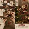 Festliches Stoffdekorations-Set DIY Gestepptes Weihnachtswindspiel-Kit Handgemachtes Patchwork-Nähhandwerk zum Aufhängen von Nähten Dekor Erwachsene Winter