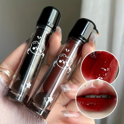 1PC Mirror Lip Glaze Is Not Easy To Fade, Students Use Water Gloss Lip Gloss, Nude Lipstick, Glass Lip Glaze