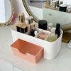 Plastic Makeup Organizer with Drawer Desktop Cosmetic Storage Box
