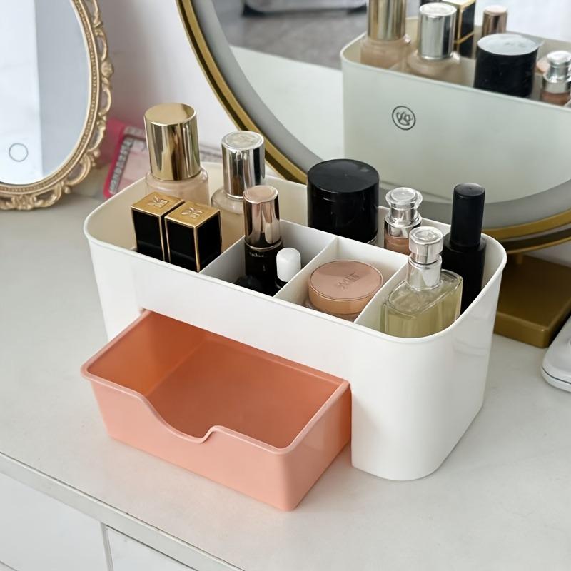 Plastic Makeup Organizer with Drawer Desktop Cosmetic Storage Box