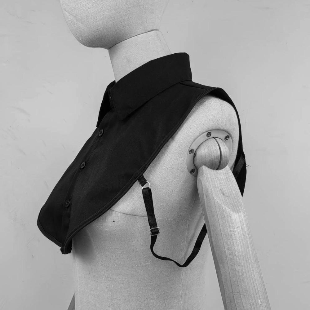 Fashion Cotton Fake Collar Adjustable Straps False Blouse Collar Detachable Collar  Women Men