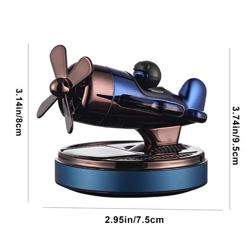 Diffusore per Auto ad Energia Solare in Metallo di Alta Qualità Regalo Profumo per Auto Solare Eliminatore di Odori per Interni Auto e Decorazione Domestica